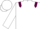 White, Maroon epaulets