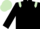 Black, Light Green epaulets and cap