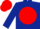 Dark Blue, Red disc, Red cap