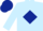 Light Blue, Dark Blue diamond, Dark Blue cap