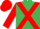Emerald Green, Red cross belts, sleeves and cap