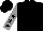 Black, Grey sleeves, Black stars