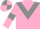 Pink, Grey chevron and armlets, quartered cap