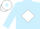 Light Blue, White diamond, White cap, Light Blue diamond