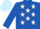 Royal Blue, White stars, Light Blue cap