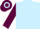 Light Blue, Maroon sleeves, hooped cap