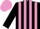 Black and Mauve stripes, Black sleeves, Mauve cap