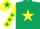 Dark Green, Yellow star, Yellow sleeves, Dark Green stars, Yellow cap, Dark Green star