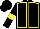 Black, Yellow seams and armlets