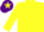 YELLOW, purple cap, yellow star