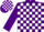 Purple and White check, Purple sleeves