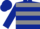 Dark Blue, Grey hoops