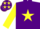 Purple, Yellow star, sleeves and stars on cap