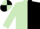 Light Green and Black (halved), Light Green sleeves, quartered cap