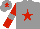 Grey, Red star on body and cap, Red sleeves, Grey armlets