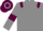 Grey, Maroon epaulets and armlets, hooped cap