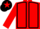 RED, black seams, black cap, red star