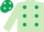 Light Green, Dark Green spots, Light Green sleeves, Dark Green cap, Light Green spots
