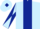 Light Blue, Dark Blue stripe, diabolo on sleeves and diamond on cap
