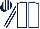 White, Dark Blue seams, Dark Blue and White striped sleeves and cap