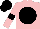 Pink, Black disc, armlets and cap