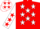 Red, White stars, White sleeves, Red stars
