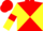 Red and Yellow diabolo, Yellow sleeves, Red armlets, Red cap