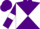 Purple and White diabolo, Purple sleeves, White armlets, Purple cap