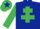 Dark Blue, Emerald Green Cross of Lorraine and sleeves, Emerald Green cap, Dark Blue star