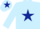 Light Blue, Dark Blue star and star on cap