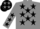 Grey, Black stars