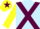 Light Blue, Maroon cross belts, Yellow sleeves, Yellow cap, Maroon star