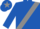 Royal Blue, Grey sash and star on cap