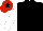BLACK, white slvs, red cap, black star