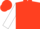 SCARLET, white sleeves, scarlet cap