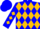 Blue, Gold Diamonds