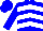 Blue, White Chevrons