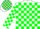 White, Green Blocks