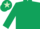 DARK GREEN, dark green cap, light green star