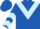ROYAL BLUE, light blue chevron & chevrons on sleeves, royal blue cap