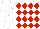 White, Red Diamonds