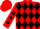 Red, Black Diamonds