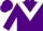 Purple, White Chevron