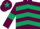 Maroon, Dark Green chevrons and armlets, Maroon cap,   Dark Green star