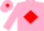 PINK, red diamond & cap