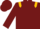 Burgundy, Gold Epaulets, Burgundy Cap