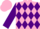 Pink, Purple Diamonds, Purple Sleeves
