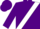 Purple, White Sash, Purple Cap