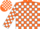 Orange & white blocks
