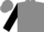Grey, Red 'M', Black Sleeves